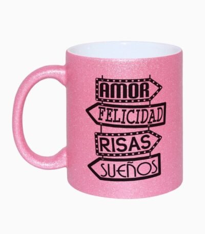 Amor, Felicidad, Risas ,Sueños (Glitter)