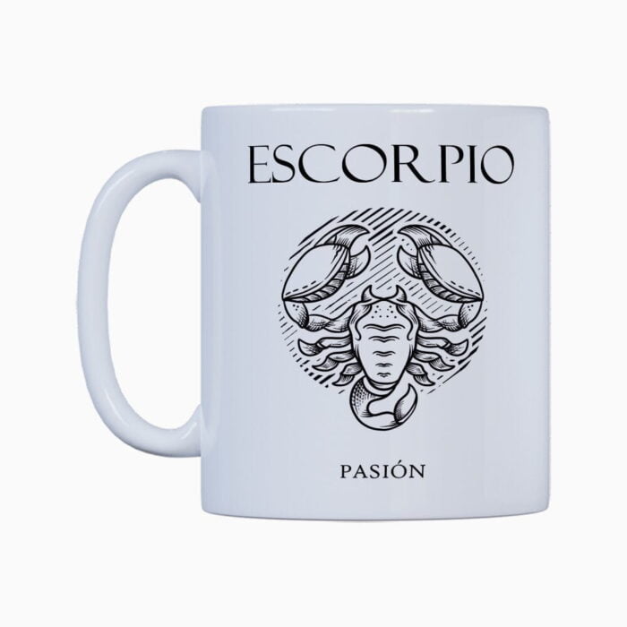 Taza escorpio + constelación