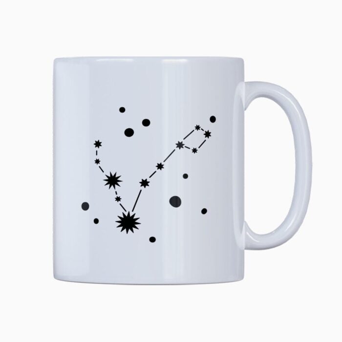 Taza piscis + constelación