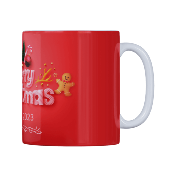 Taza Merry Christmas (roja)