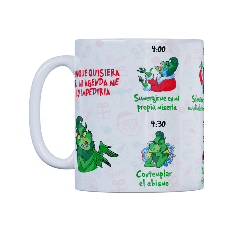 Taza agenda Grinch