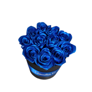 10 Rosas eternas en cilindro corrugado - Imagen 2