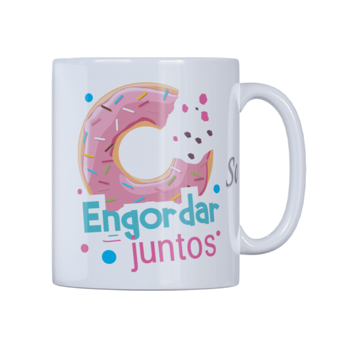 Taza Amar Es Engordar.