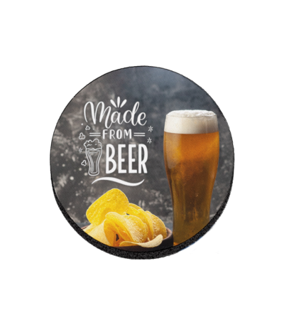 Made from beer