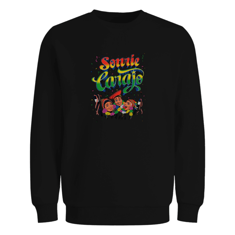 Sudadera sonríe carajo