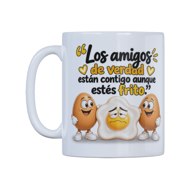 Taza para Amigos “Los Amigos de Verdad” | Regalo Original